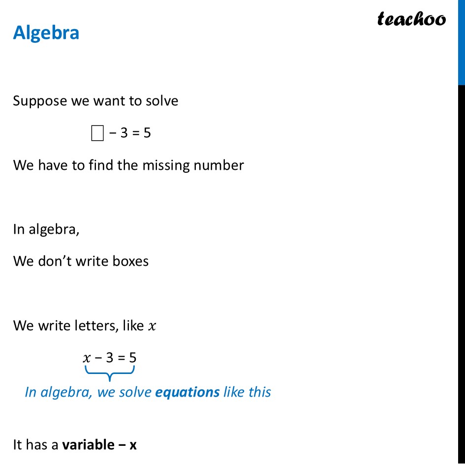 What is Algebra? Basics, Multiple Examples [with Practice Questions]