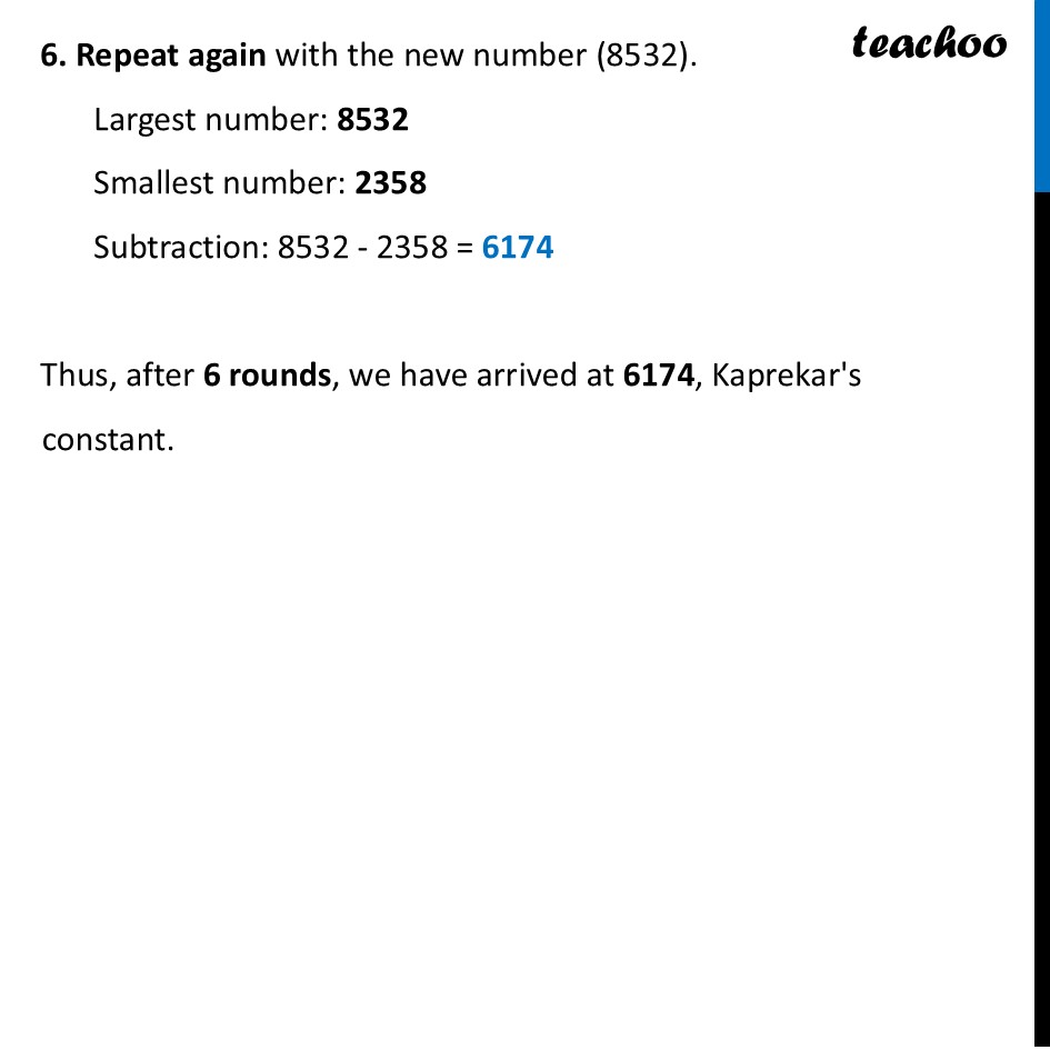 part 3 - Checking Kaprekar’s constant for number 2025 - The Magic Number of Kaprekar - Chapter 3 Class 6 - Number Play (Ganita Prakash) - Class 6 (Ganita Prakash & Old NCERT)